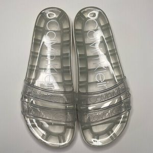Calvin Klein Sandals Tobi Clear Size 10